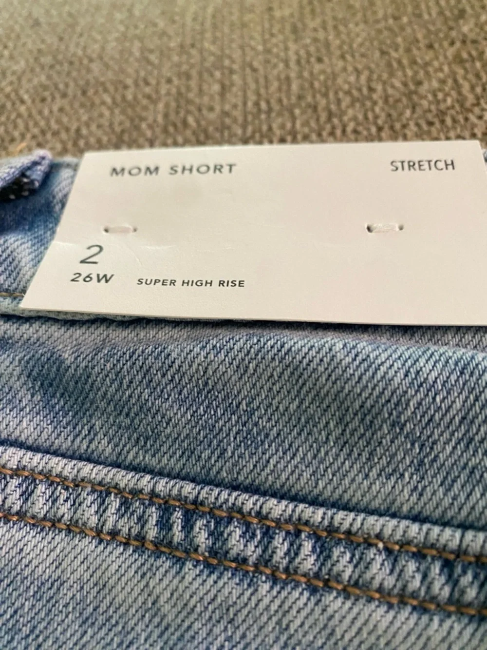 American Eagle Outfitters Light Blue Distressed Denim Shorts Sz 2